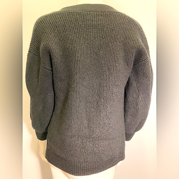 Wilfred Free Black 100% Wool Cardigan - Picture 3 of 6